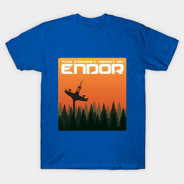 Endor by Day T-Shirt by Catlore
